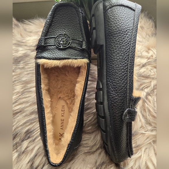 Anne Klein Akokey-F loafers sz 7 Black - Picture 2 of 5